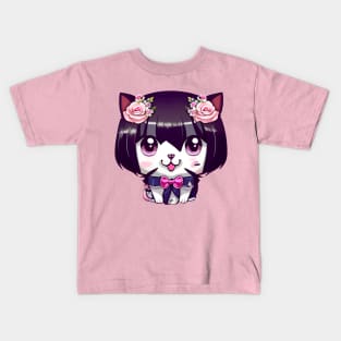 Cute kawaii kitten Kids T-Shirt